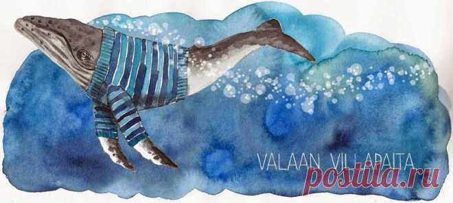 Valaan villapaita: Тройник ЮВ ице -валас