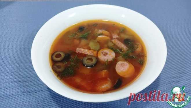 Солянка с фасолью Кулинарный рецепт