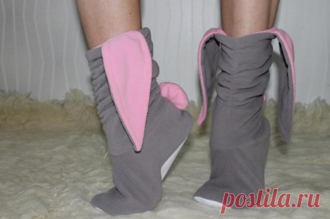 Выкройки очень тёплых и милых тапочек для детей и взрослых Выкройка теплых домашних тапочек