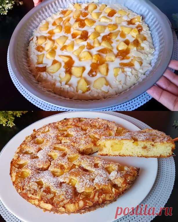 Этот лимонно-яблочный пирог - фантастический способ насладиться вкусным и освежающим десертом
Его сочетание пикантного лимона и сладких яблок создает уникальный и сытный вкус, который наверняка станет любимым. Давайте начнем!

Ингредиенты: Яблочная смесь:
1 яблоко , очищенное и нарезанное
1 столовая ложка сахара
Немного корицы.
1 чайная ложка масла
1 столовая ложка абрикосового джема

Тесто для торта:
1 яйцо
Щепотка соли
70 г сахара
Тертая цедра одного лимона
70мл масла
12...
