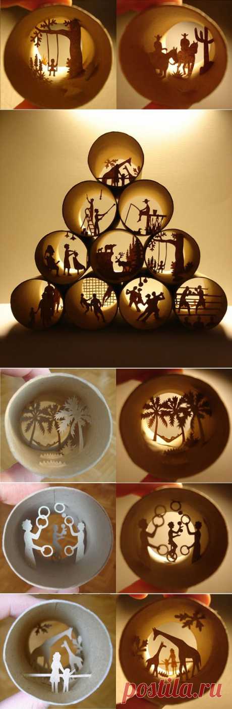 Anastassia Elias: поделки из рулонов туалетной бумаги | Своими руками