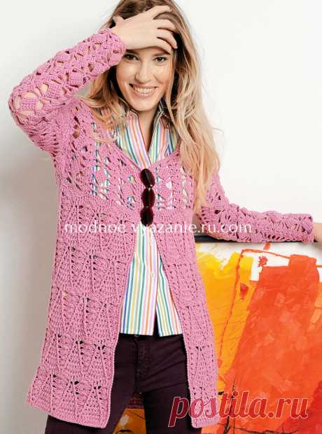 Летние кардиганы для женщин - Crochet.Modnoe Vyazanie ru.rom