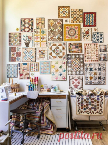 Рабочее место лоскутниц со всего мира! Идеи для вдохновения. | Школа лоскутного шитья Зыковой Светланы | Дзен