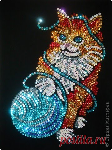 Вышивка пайетками