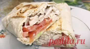 Диетическая шаурма с курицей без майонеза — Journal women❜s