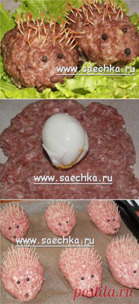 МЯСНЫЕ ЗРАЗЫ &quot;КОЛЮЧИЕ ЁЖИКИ&quot; .