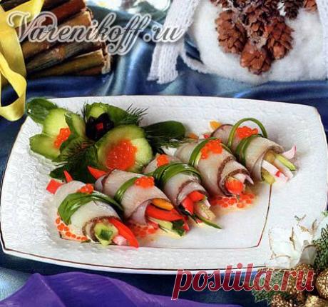 Рулетики из рыбы (подробный рецепт приготовления)