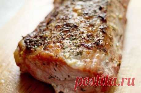 Вкуснота! Свиная вырезка с чесноком и розмарином | Вкусные рецепты