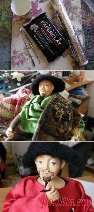 Копилка рукодельных идей и мк: полный мастер-класс по лепке авторской куклы