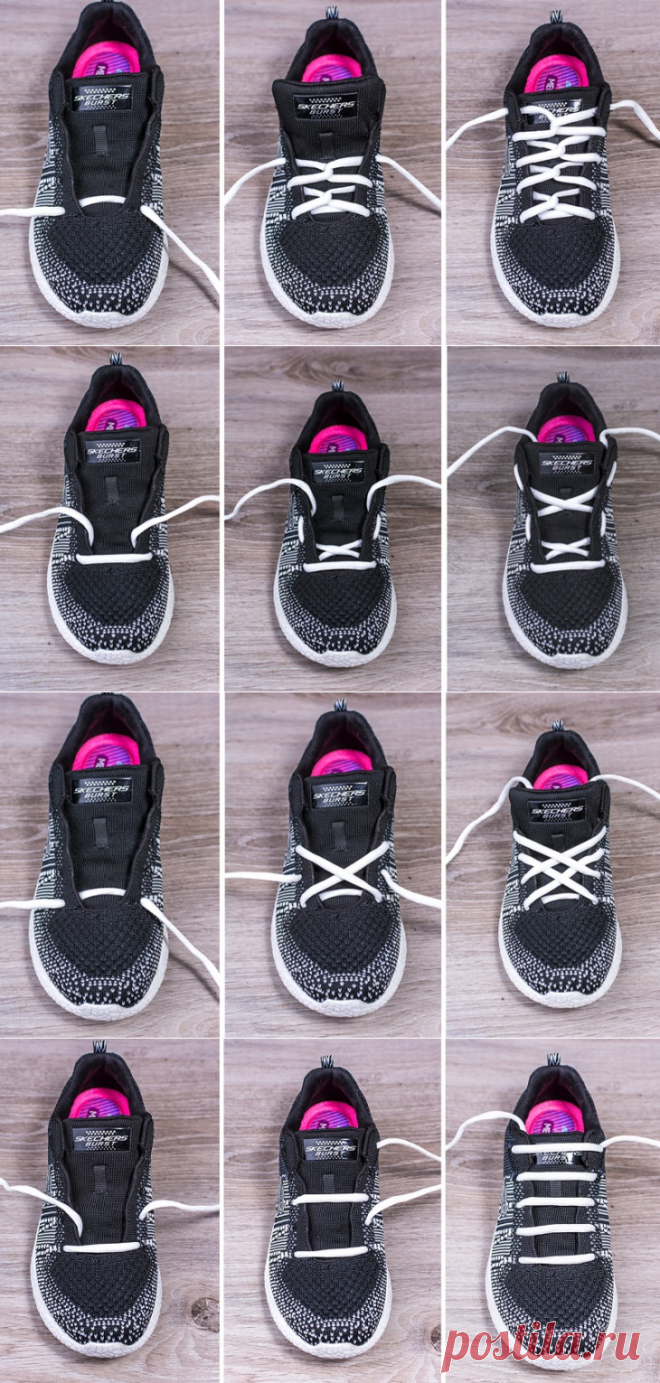 Интересные шнуровки (5diy) / Обувь / ВТОРАЯ УЛИЦА