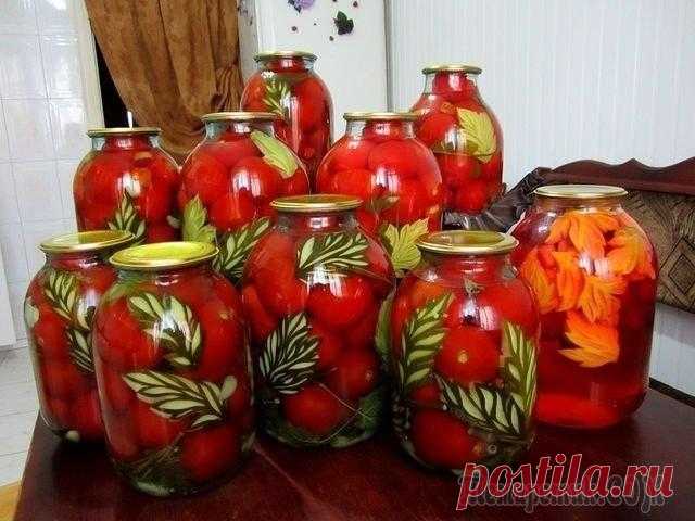 10 рецептов консервирования помидоров 1. ТОМАТЫ 