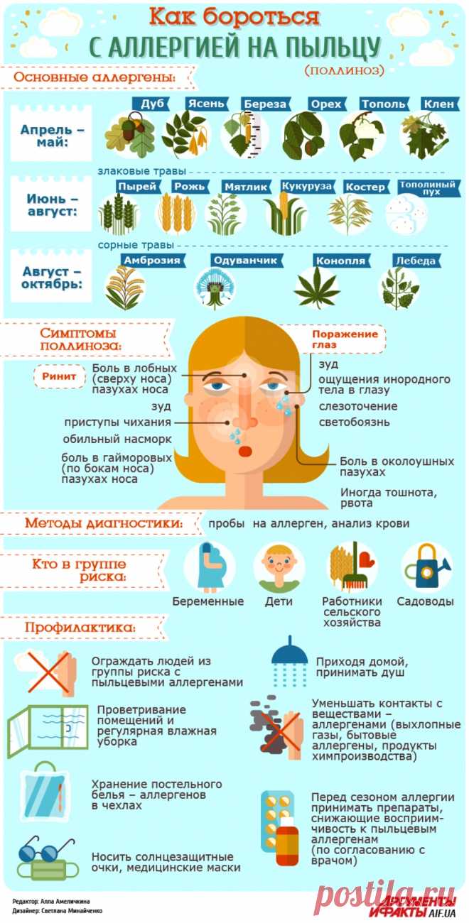 Как бороться с аллергией на пыльцу