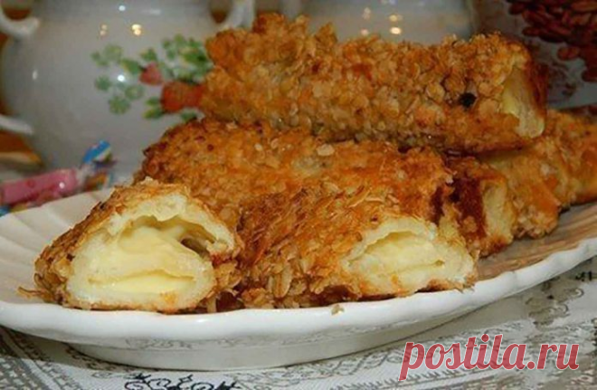 Ну ооочень вкусные горячие бутерброды-трубочки. Объедение