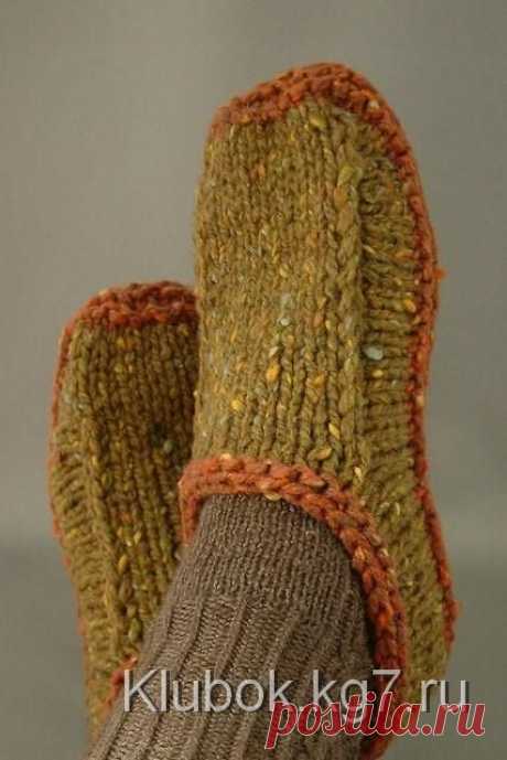 Тапочки Non-felted Slippers | Клубок