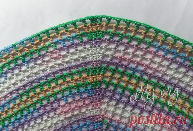 Ажурный узор для вставок 078 и детали туники | Вязание крючком от Елены Кожухарь