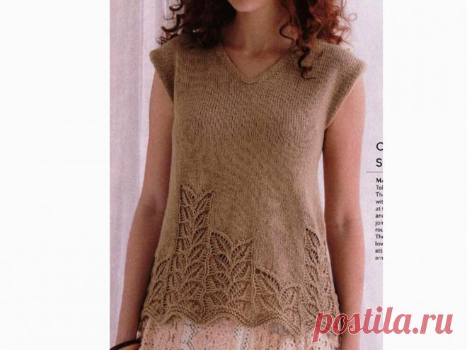 7 летних джемперов со схемами и описаниями | Давай повяжем | Яндекс Дзен