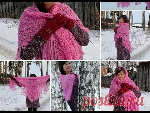 . Шаль крючком - Вязание - Страна Мам