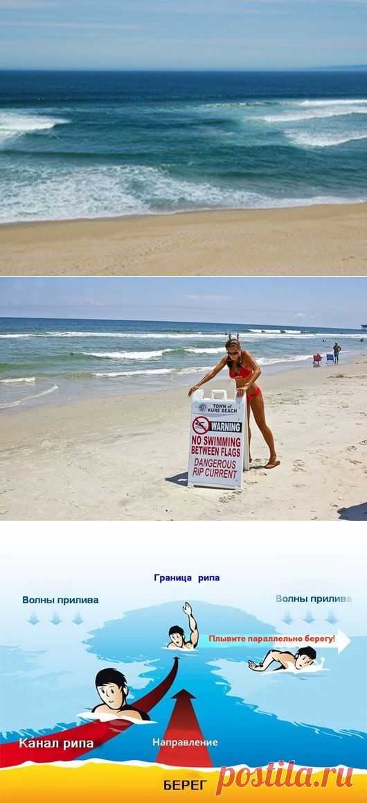 Правила безопасности на море или что надо знать о морском течении