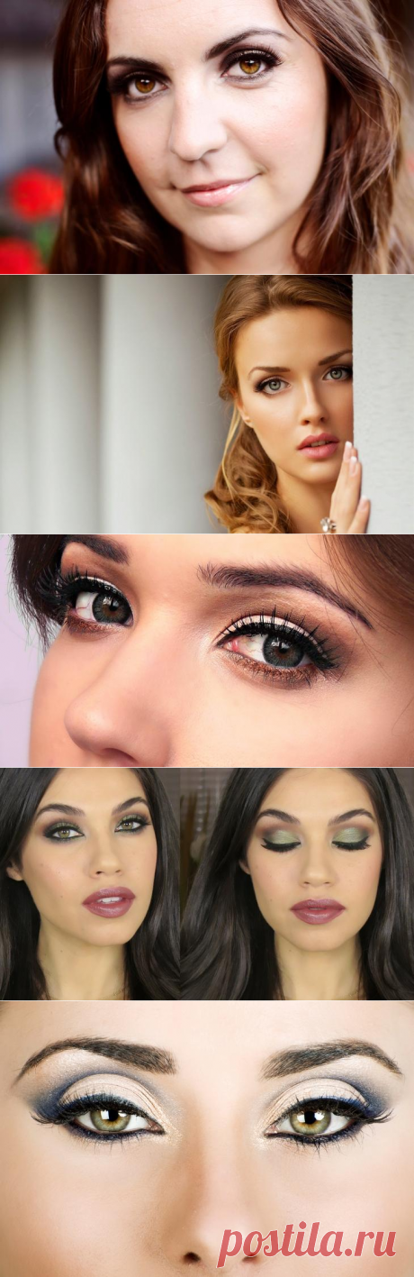 Как сделать макияж для каре-зеленых глаз? — Полезные советы