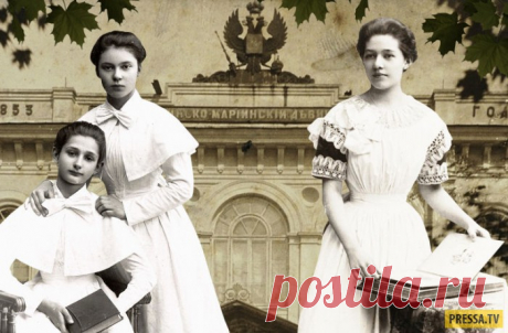 Интересные факты о Смольном институте (9 фото) | Чёрт побери Их называли институтками или кисейными барышнями — выпускные платья шились из кисеи. Обладательница этих званий отличалась инфантильностью, эксцентричностью, сентиментальностью. Могла от радости прыгать и хлопать в ладоши, прилюдно заламывать руки, рыдать по любому поводу и чуть что — падать в обморок. Столь бурная реакция на окружающее объяснялась многолетней изоляцией от внешнего мира. В 1764 году в Санкт-Петер...