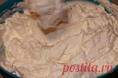 Как приготовить крем из сливок для украшения торта