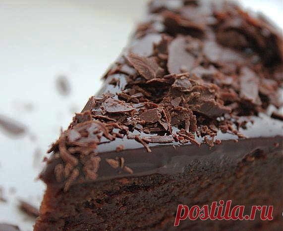 Шоколадный торт с трюфелями и бренди - Kulinarnyj-Recept.РУ