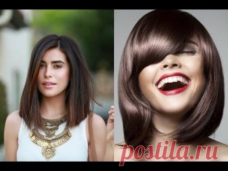 Стрижки и прически весна 2019   стильные новинки на короткие, средние и длинные волосы - YouTube