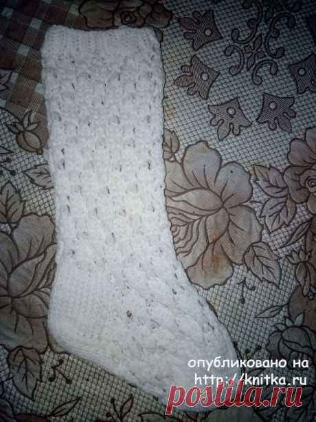 Ажурные гольфы спицами. Работа Нины Яснило, Вязание для детей