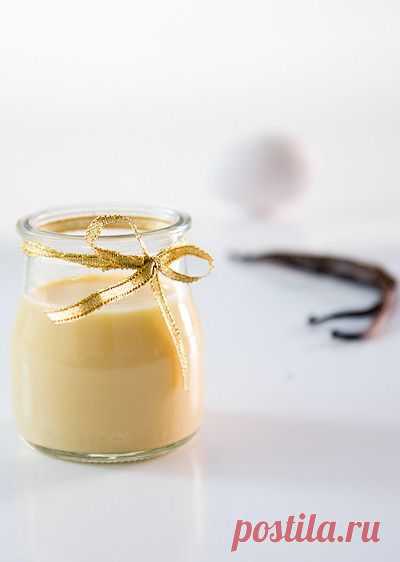 Самый простой заварной крем классический французский соус или Creme Anglaise.