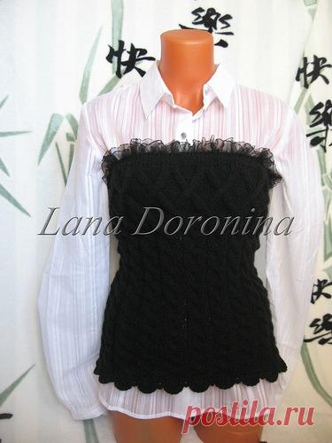 Вяжем модную новинку - корсет