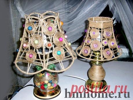 Новая жизнь старой прикроватной лампы - Домашний hand-made