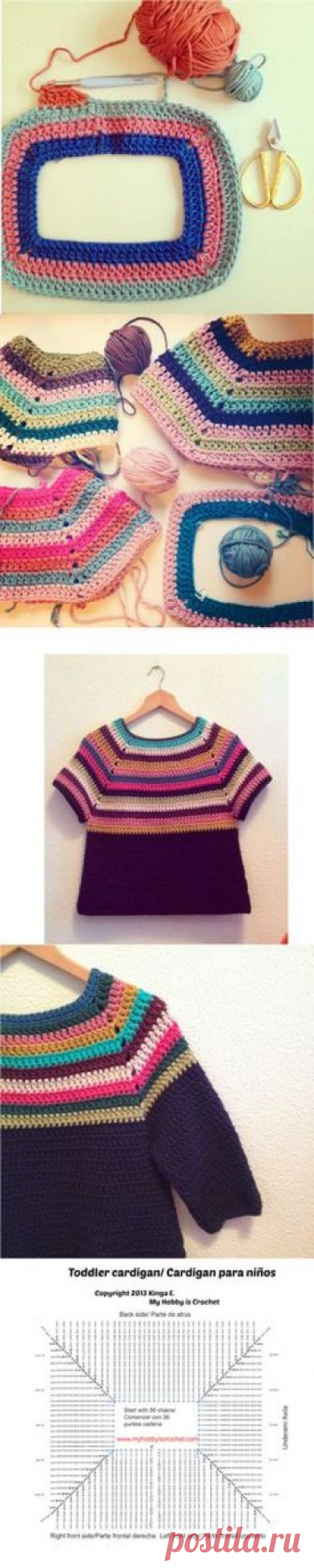 Passo a passo cardigan.