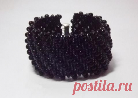 Широкий браслет из бисера схема. Мастер класс по плетению браслета | Все о рукоделии: схемы, мастер классы, идеи на сайте labhousehold.com