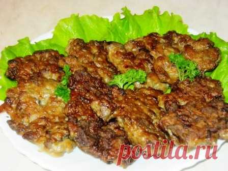 Рубленые котлеты из печени с грибами | Вкусные рецепты