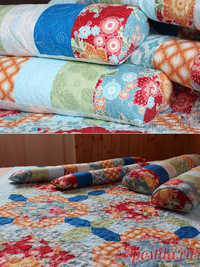 Как сшить подушки-гусеницы своими руками