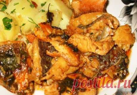 Как можно быстро приготовить вкусное жаркое из рыбы?