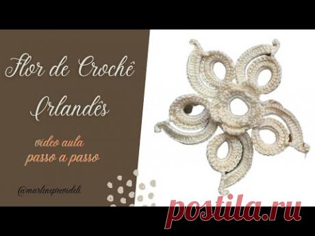 Flor Linda de Crochê Irlandês Passo a Passo!