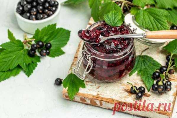 Варенье из черной смородины — Сад Заготовка