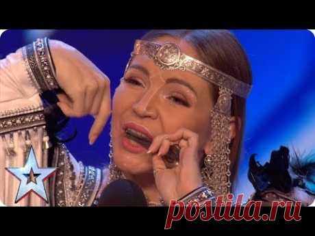 Will jaw harpist Olena be galloping through with her unique HORSE noises?! | Auditions | BGT 2018