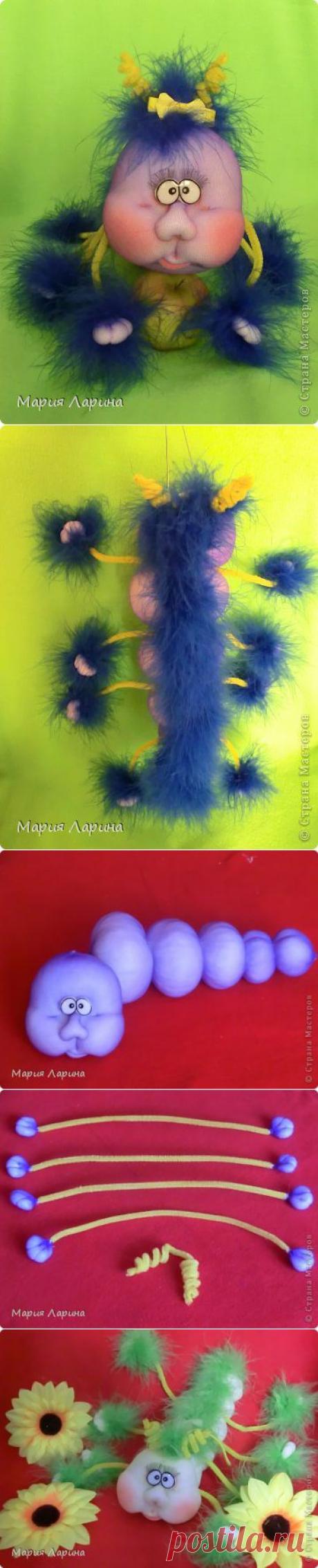 МК гусеницы. автор Мария Ларина.