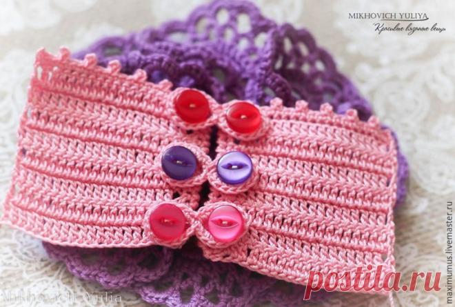 Вяжем застежку крючком