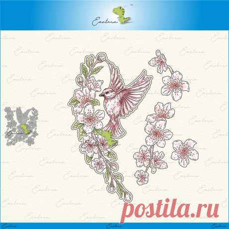 Пресс-формы птицы на цветах Новинка 2020 металлическая форма штампы Скрапбукинг изготовление бумаги крафтовые штампы металлические пресс-формы штампы - купить по выгодной цене | AliExpress