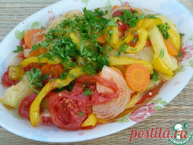 Соте из кабачков в мультиварке Кулинарный рецепт