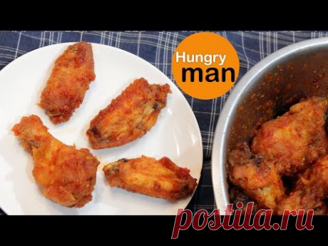 Куриные крылышки в духовке | Как приготовить куриные крылья -- Голодный Мужчина, Выпуск 90