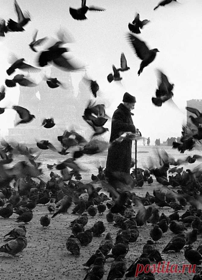 Ностальгические черно-белые фото Москвы 50-60-х годов, сделанные 60 лет назад