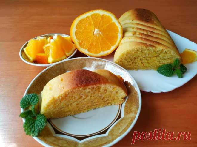 Апельсиновый домашний кекс (экономно и просто)