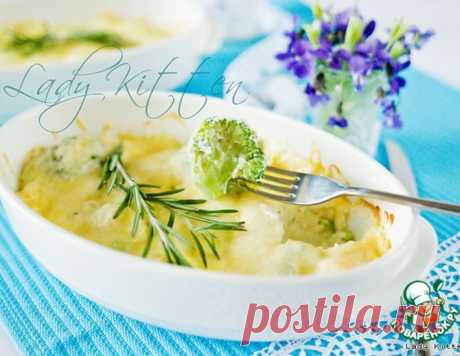 Гратен из брокколи и цветной капусты – кулинарный рецепт