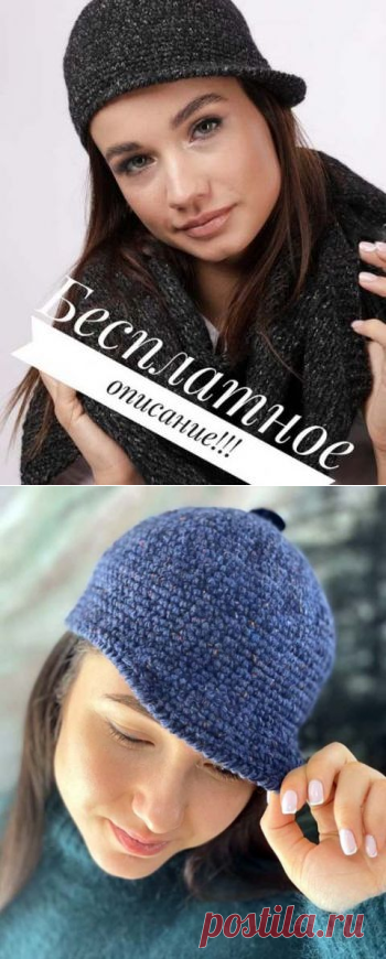 Как связать теплую кепку для женщин крючком