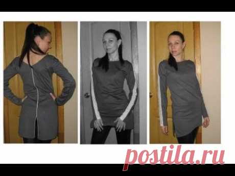 D.I.Y. трикотажная туника своими руками / tunic with his hands very simply and quickly dayz3.ru