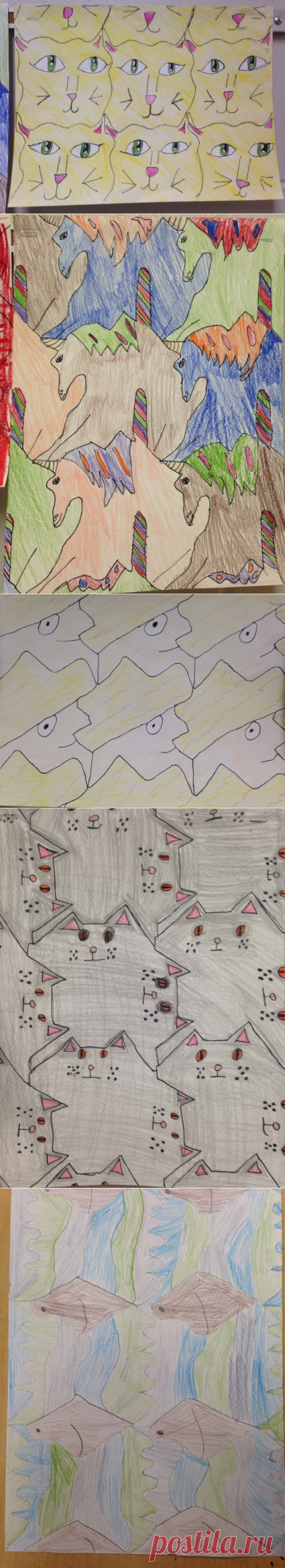 4th grade tessellations - Farren Johnson...in the art room